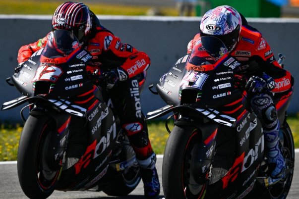 Espargaro and Vinales will also stay with Aprilia