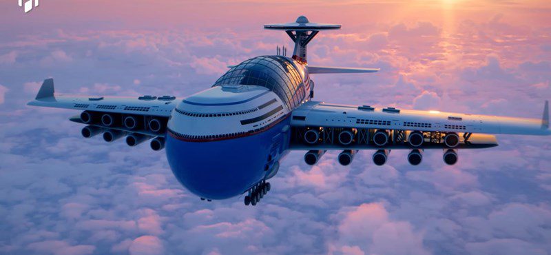 Crazy idea: plan for an airline hotel with 5,000 people on board